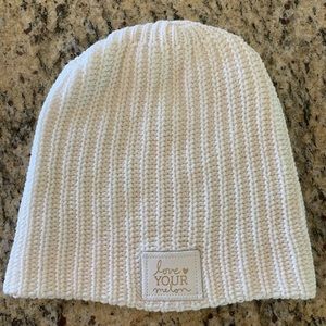 Love Your Melon White Beanie